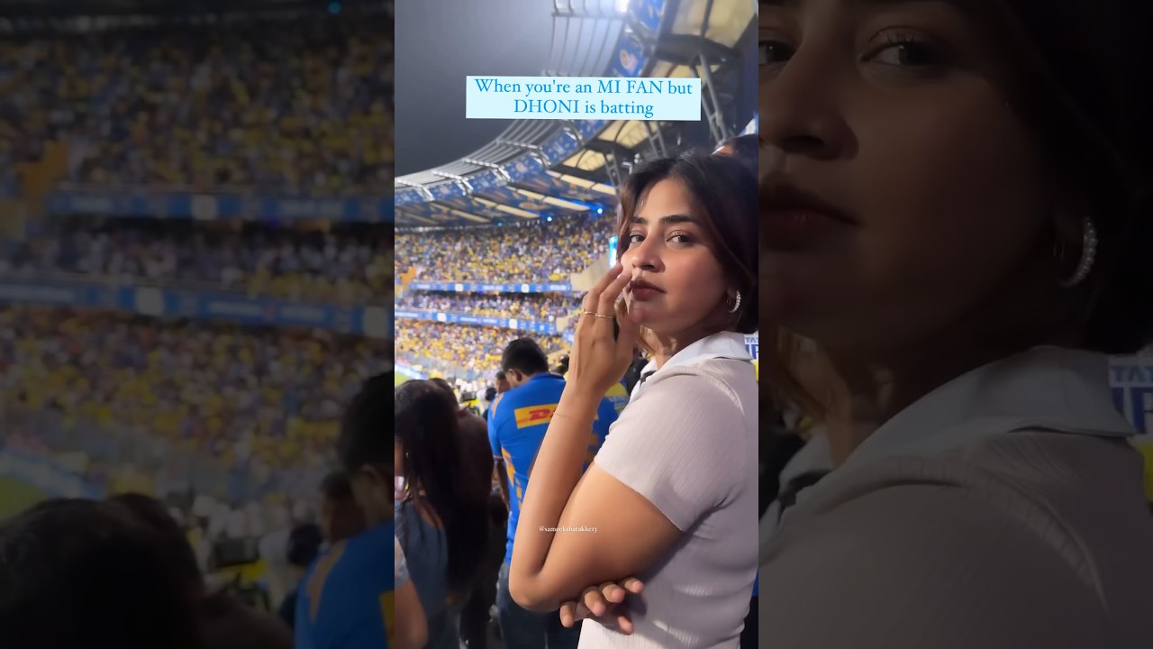 MI FAN but Dhoni ki batting hai #sameekshatakke #comedy #ipl #ipl2024 #mivscsk #mumbaiindians