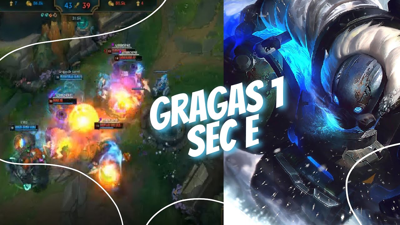 Gragas 1 Second E ?? 210 Ability Haste | One For All  | League of Legends | 2021