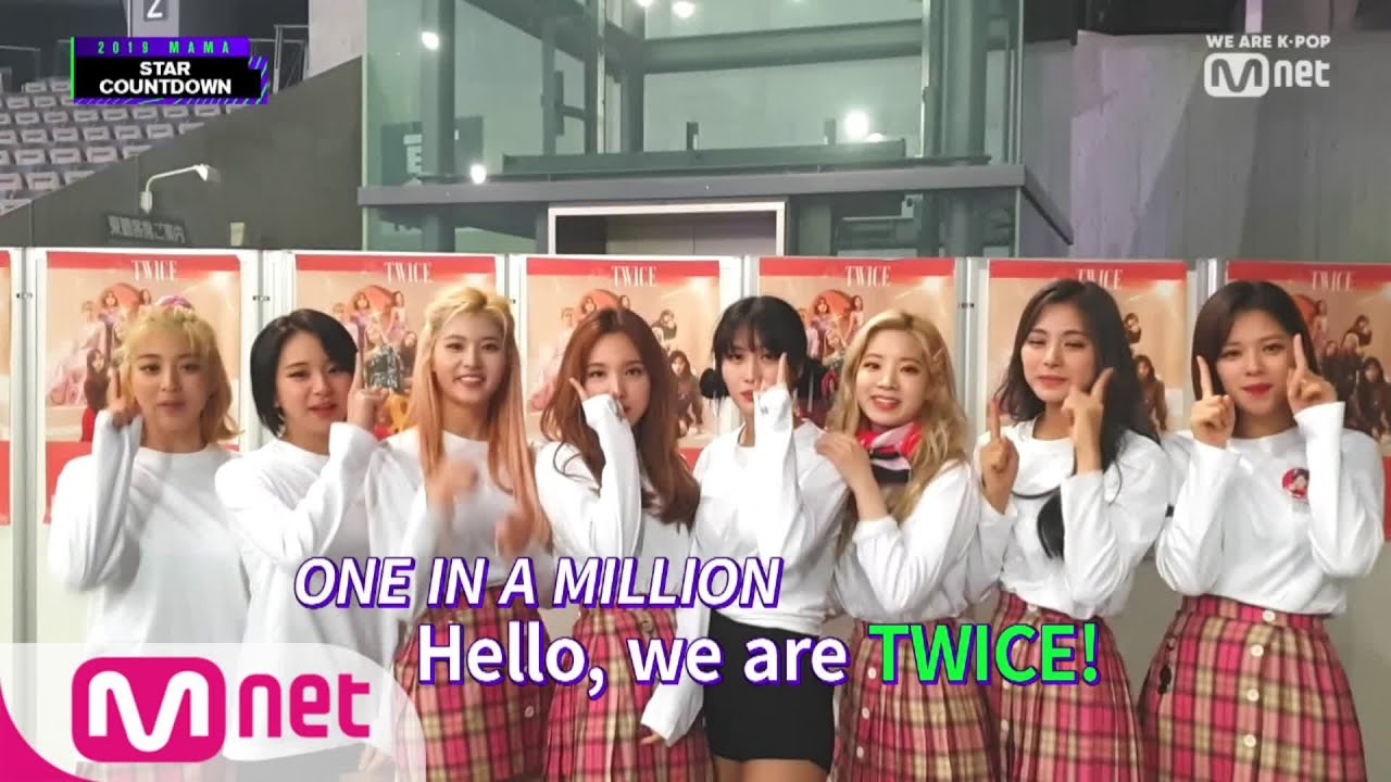 [2019 MAMA] Star Countdown D-14 by #TWICE