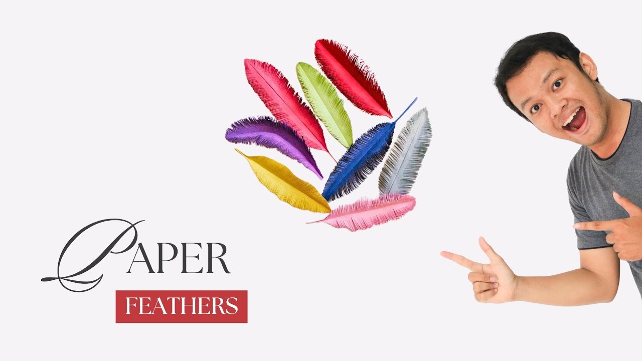 9 Amazing DIY Paper Feather Craft Ideas