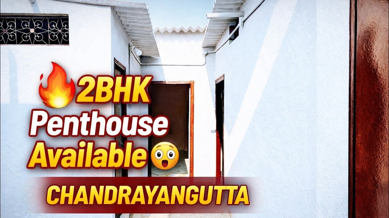 Chandrayangutta Ameen Colony In Hyderabad penthouse available for  😲