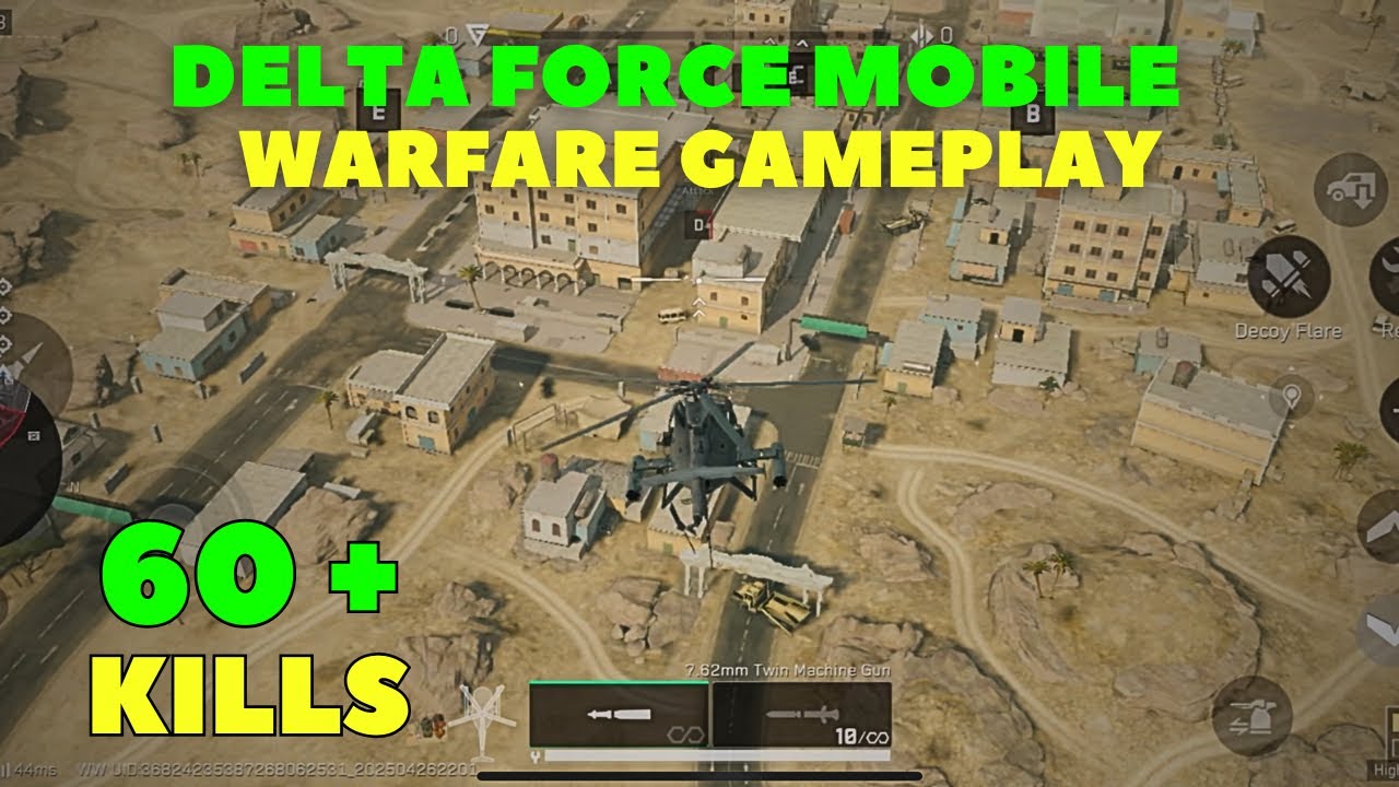 60+ KILLS DELTA FORCE MOBILE WARFARE GAMEPLAY