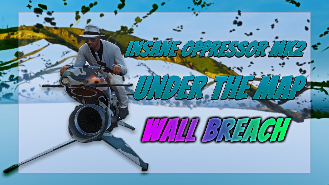 INSANE UNDER THE MAP GTA 5 ONLINE WALL BREACH | OPPRESSOR MK2 UNDER THE MAP GLITCH | #Shorts