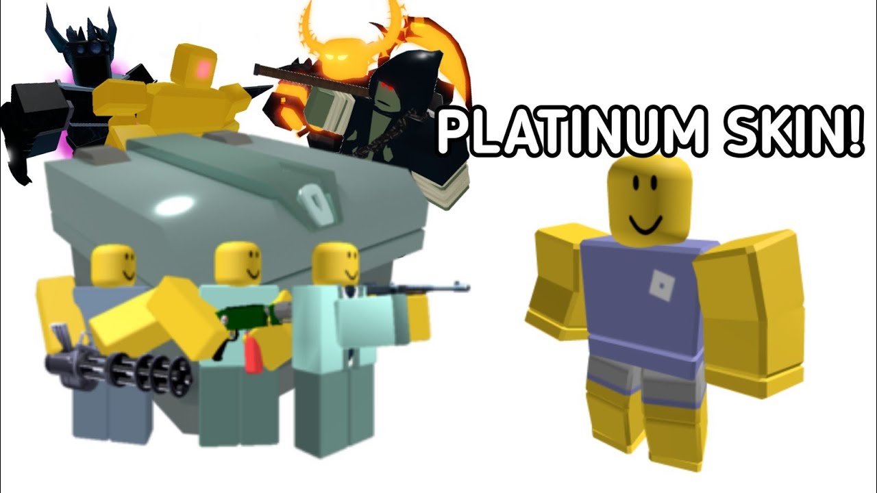 Getting Platinum Skin [In Nutshell] - Tower Defense Simulator [Roblox] - Memes