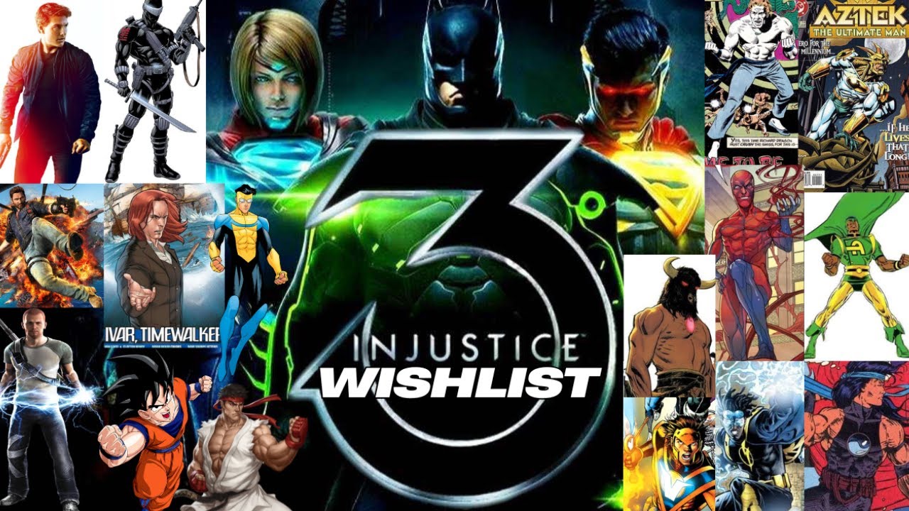 Injustice 3 DC characters and guests wish list and news