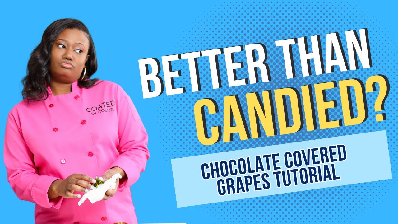 Chocolate Covered Grapes- EASY DIP AND DRIZZLE