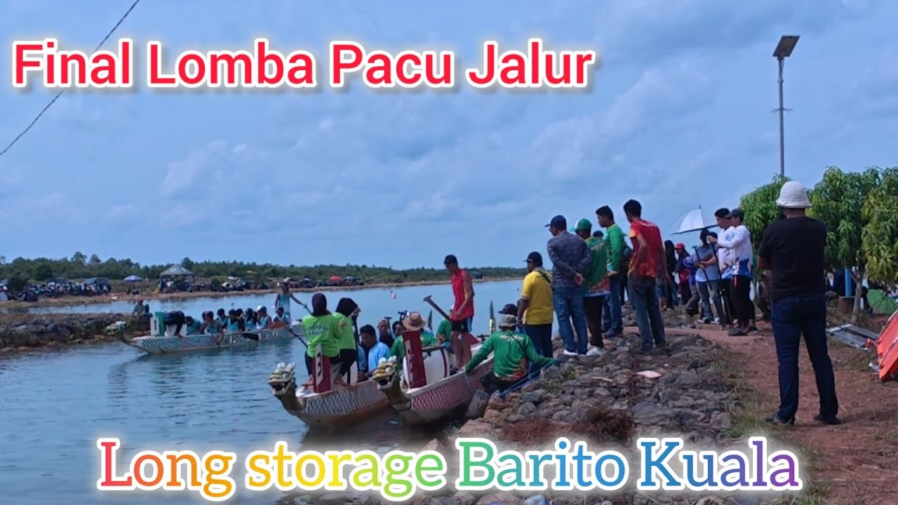 Lomba Perahu Naga di Long Storage Barito Kuala 