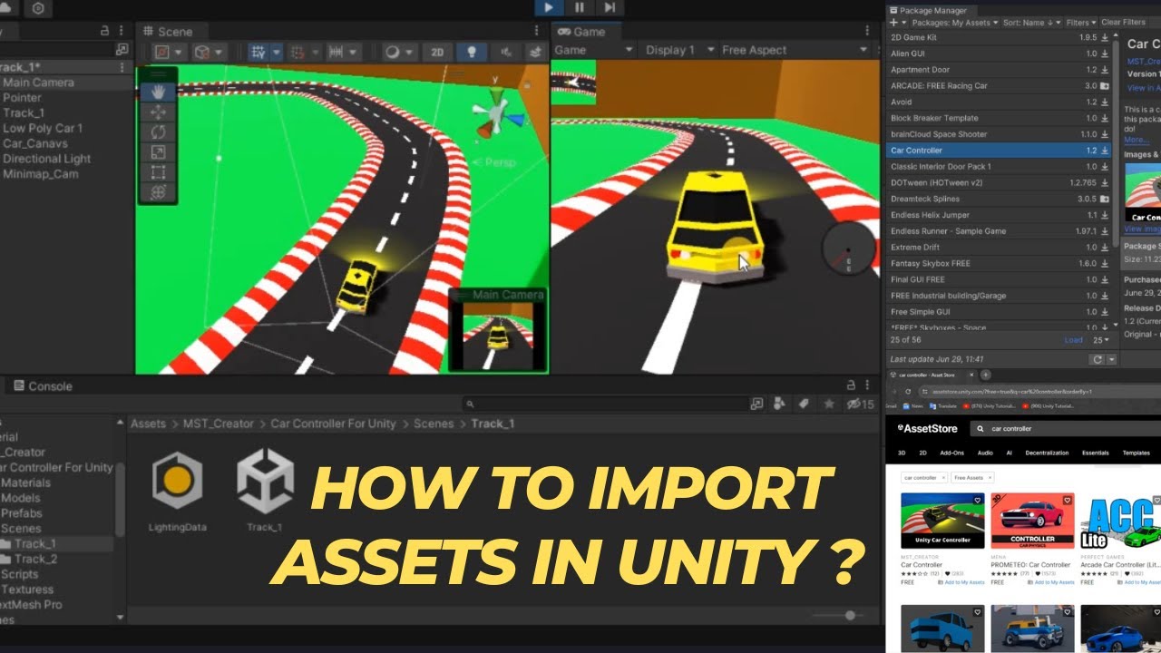 How to import assets in Unity / Beginner's guide 2024