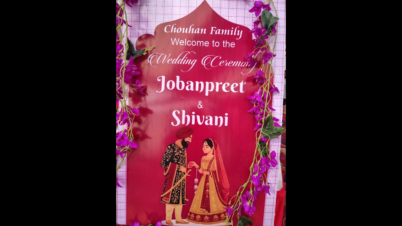 Wedding ceremony JOBANPREET Weds  SHIVANI