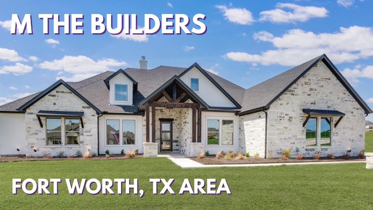 Tour a M The Builders Home in Woodland Meadows in Southwest Fort Worth, TX - Aledo ISD