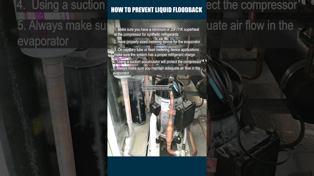 How to Prevent Liquid Floodback Issues