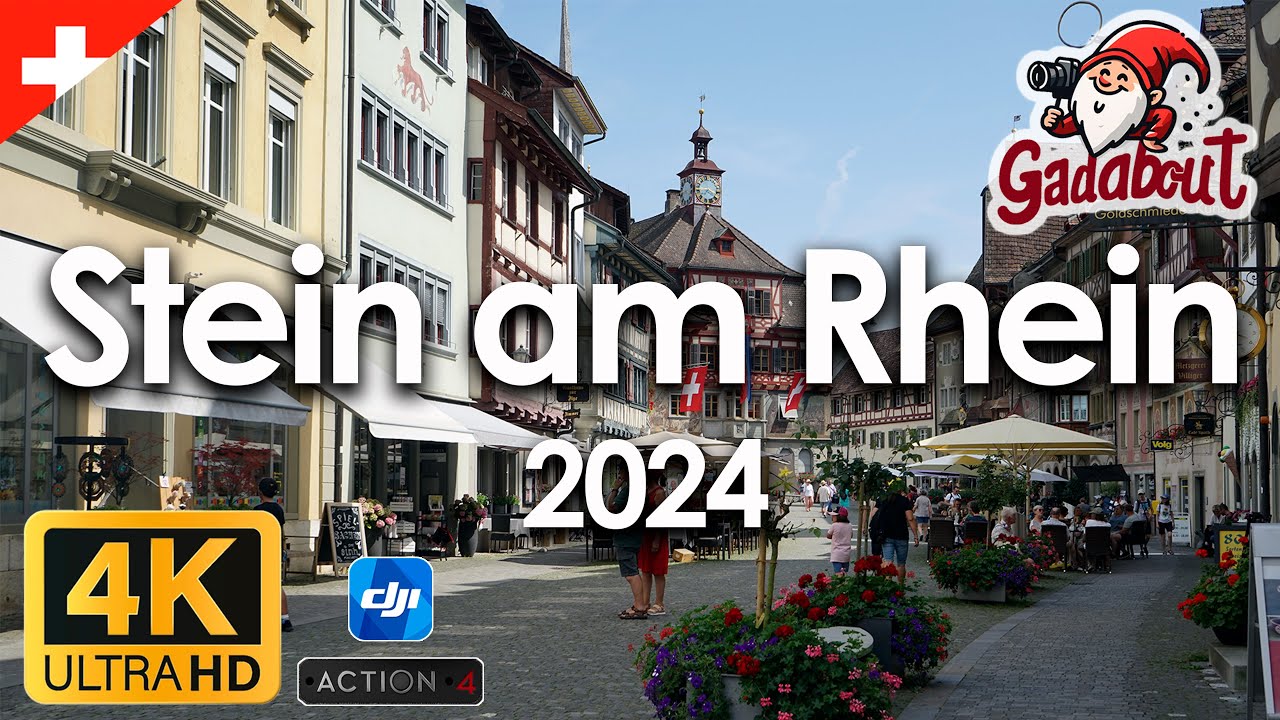 Stein am Rhein, 2024 - Switzerland (VI) (4K) | Gadabout#048 (Osmo action 60fps)