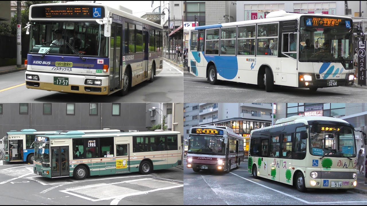 バスの行列を眺める＠国分寺駅