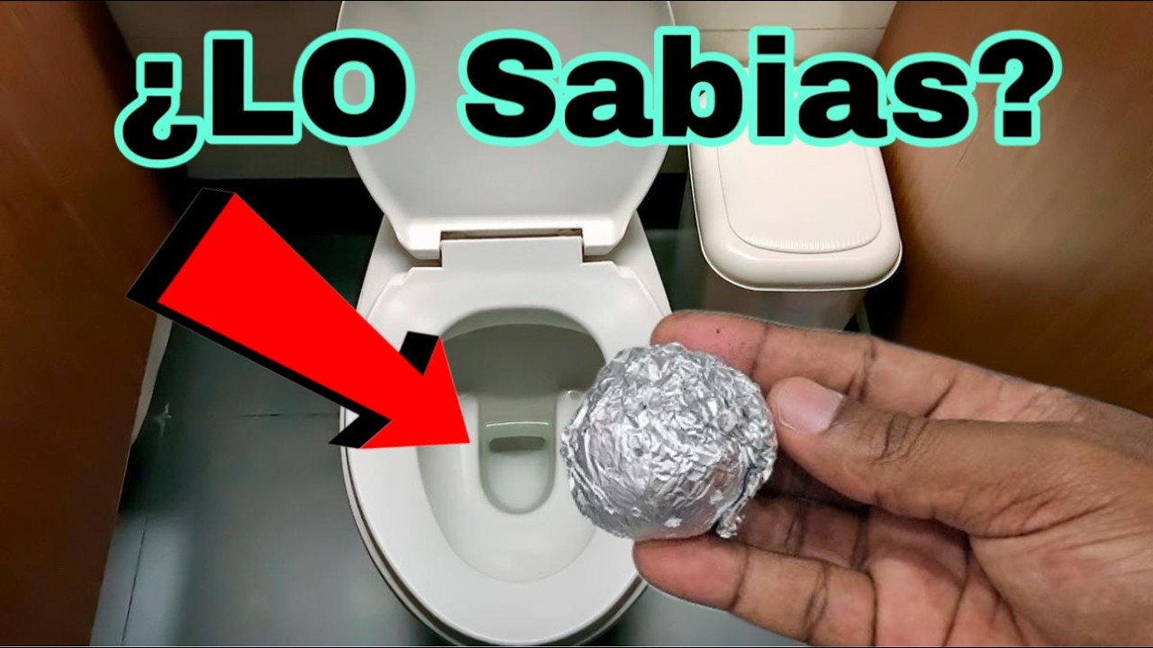 Esto pasa si pones PAPEL ALUMINIO en tu Sanitario | TE SORPRENDERAS&iexcl;&iexcl;