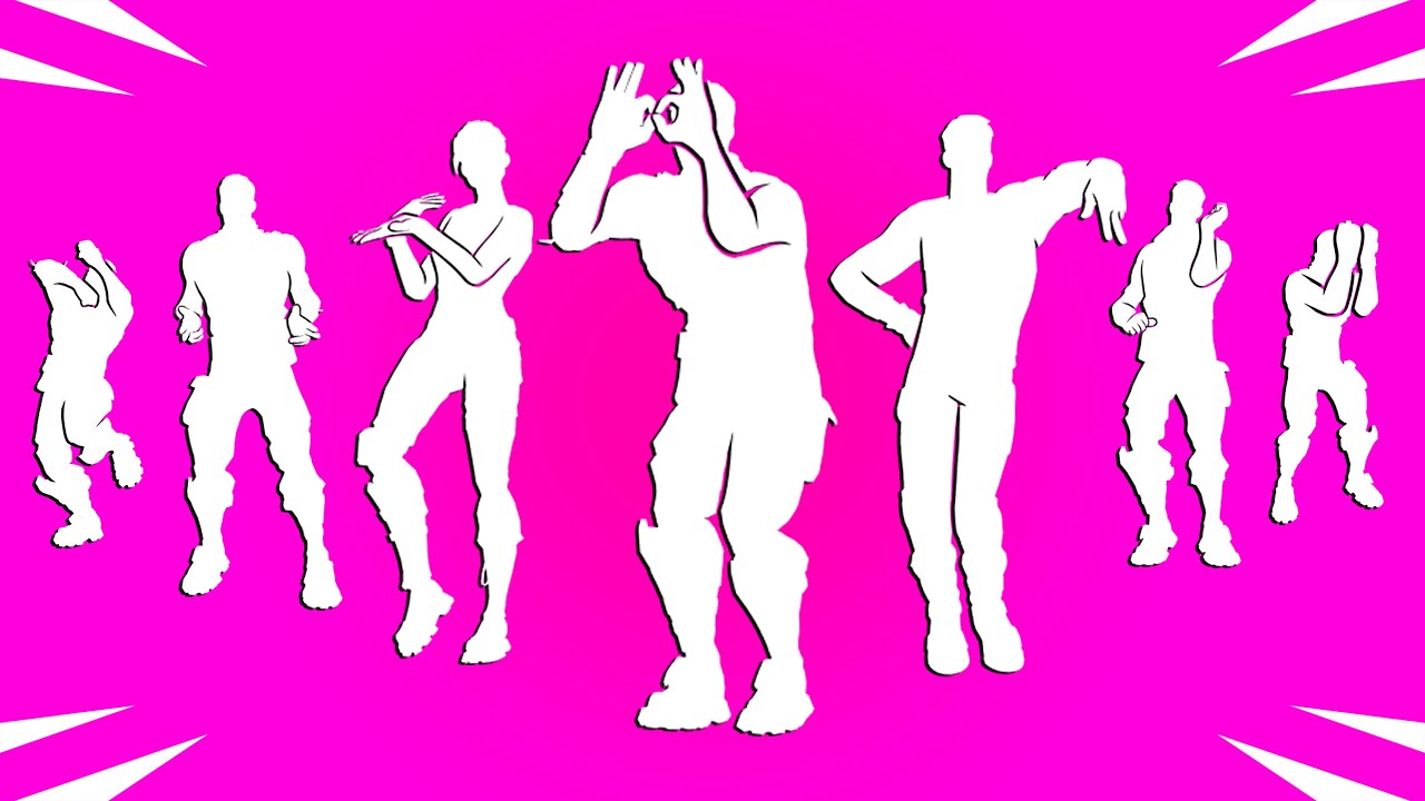 Все популярные танцы и эмоции Fortnite! (Bounce Wit It, Лунная вечеринка — Танцуй, танцуй, танцуй...