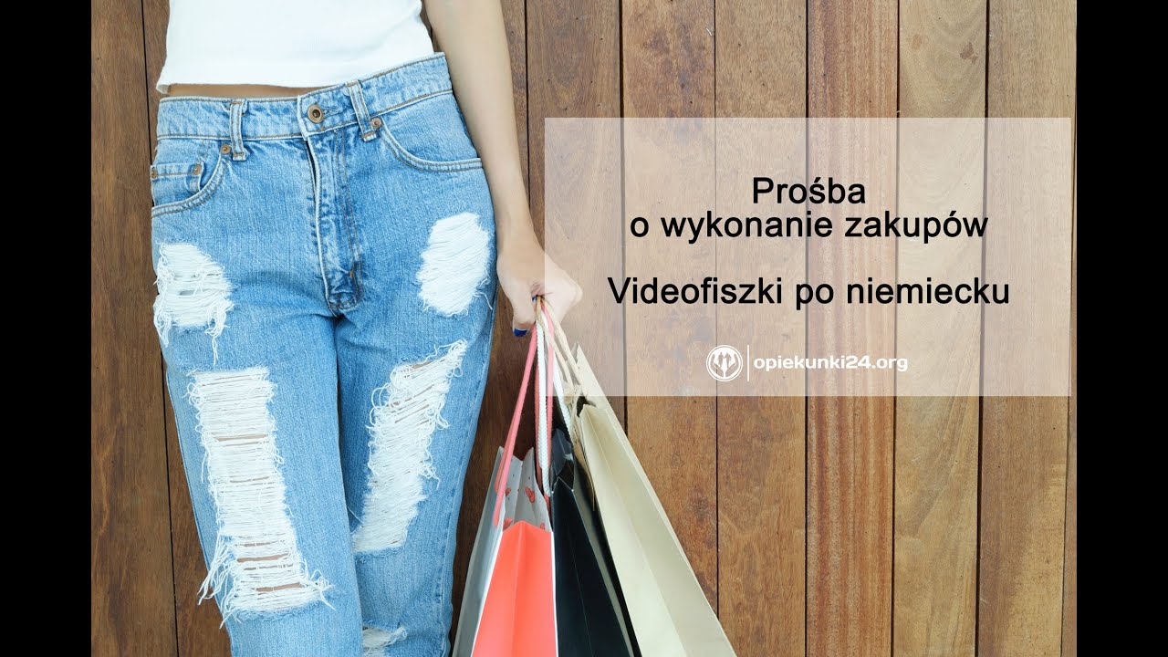 Prośba o wykonanie zakupów  - videofiszki po niemiecku.