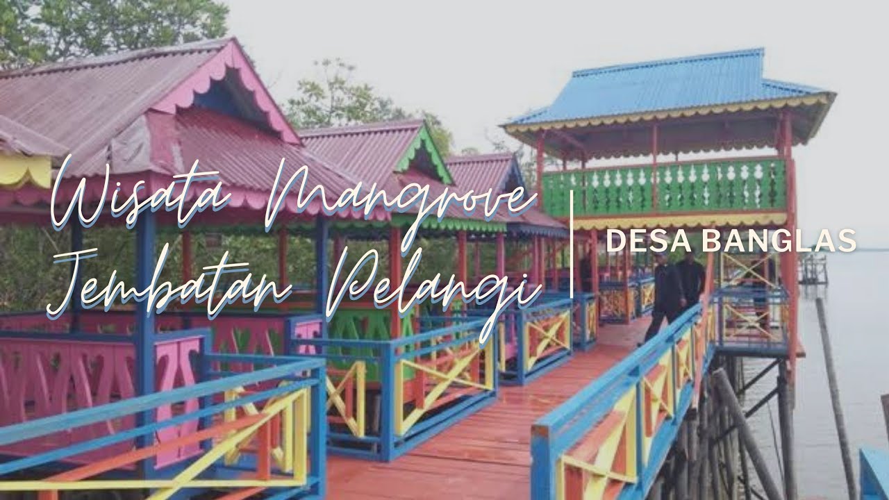 Wisata Mangrove Jembatan Pelangi Desa Banglas