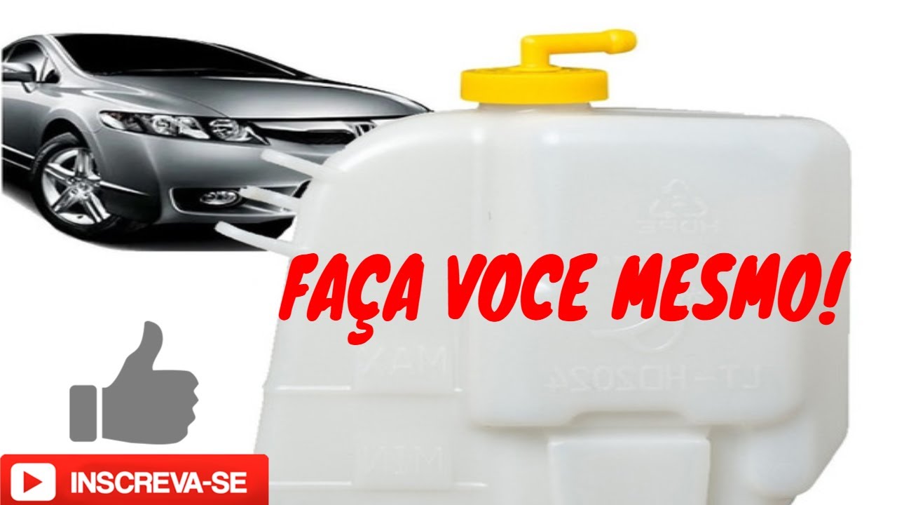 Limpeza do reservatório de arrefecimento do new civic!
