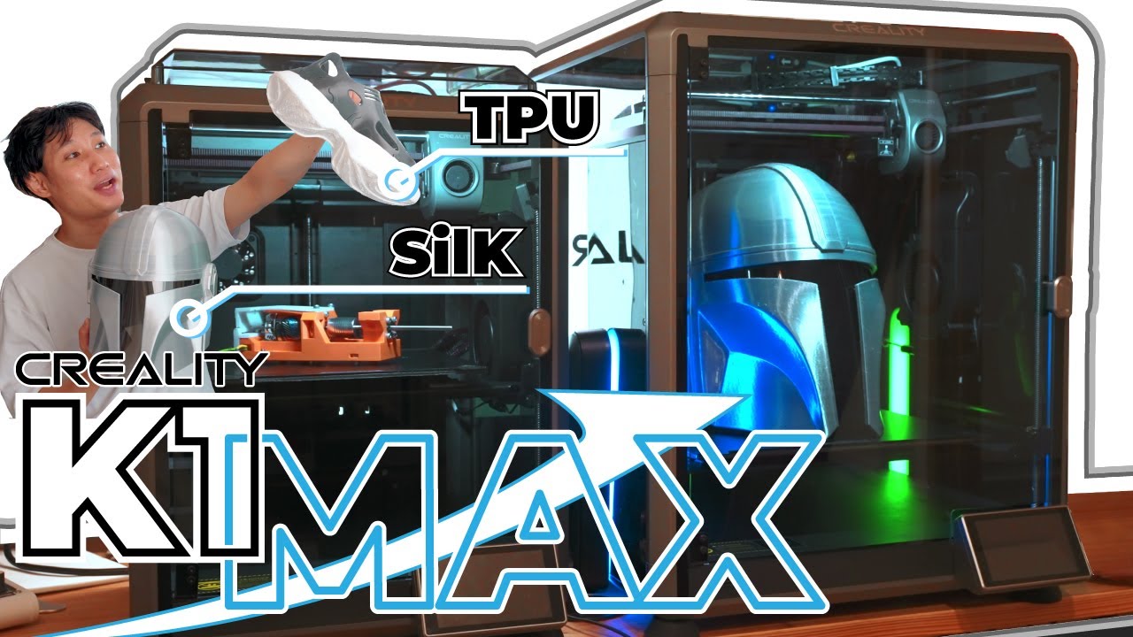 【極超爆速の王！】最大ワークサイズの機種は性能は？シルクやTPUも速い！？ // Creality K1 MAX