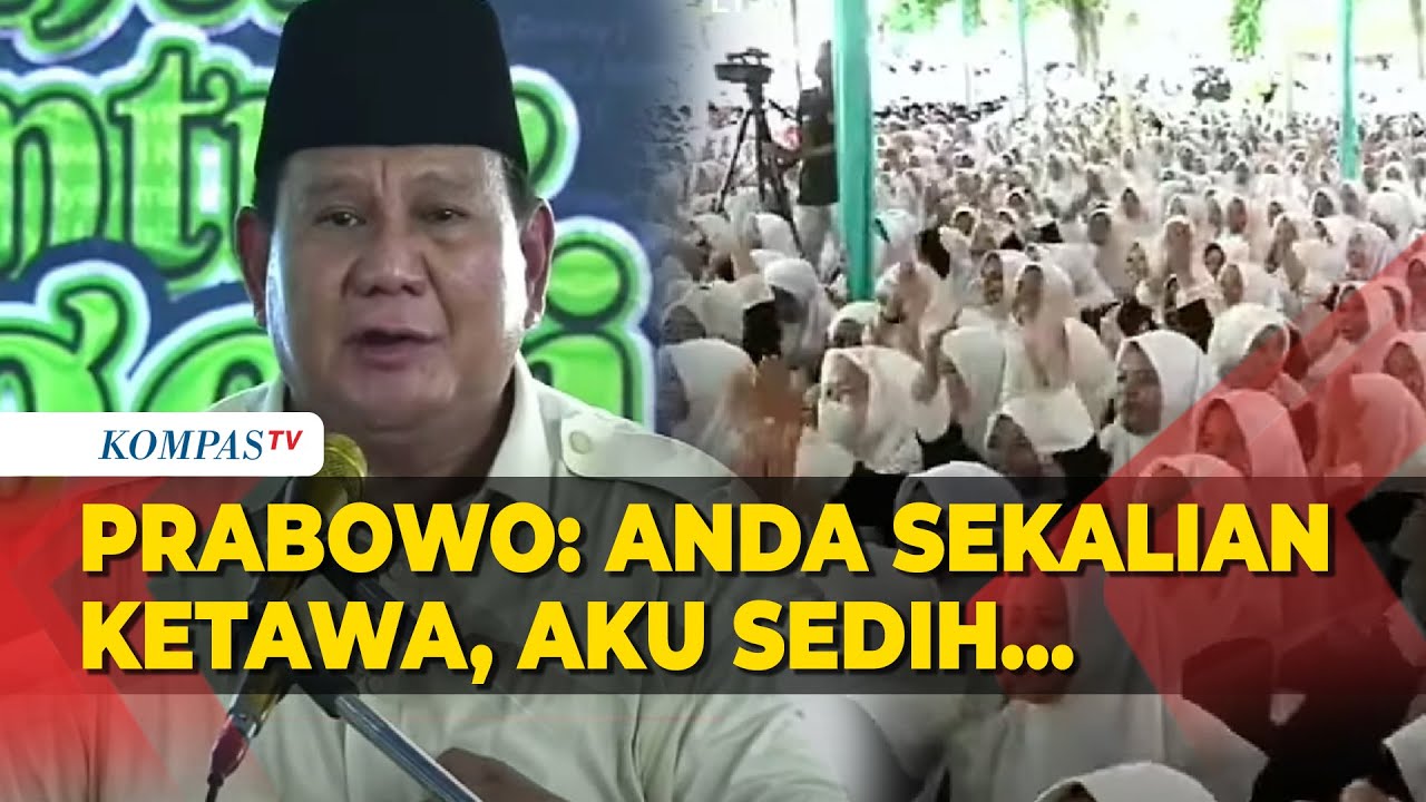 Prabowo Ungkap Perasaannya saat Dikalahkan Jokowi 2 Kali pada Pilpres: Anda Ketawa, Aku Sedih