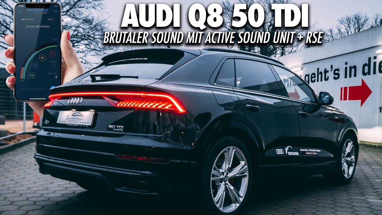 V8 SOUND IM AUDI Q8 dank Soundmodul (Sound System) - Q8 2019 50 TDI | Cete Automotive