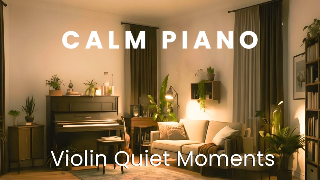 Calm Instrumental Piano ft  Violin for Quiet Moments – 3 Hour