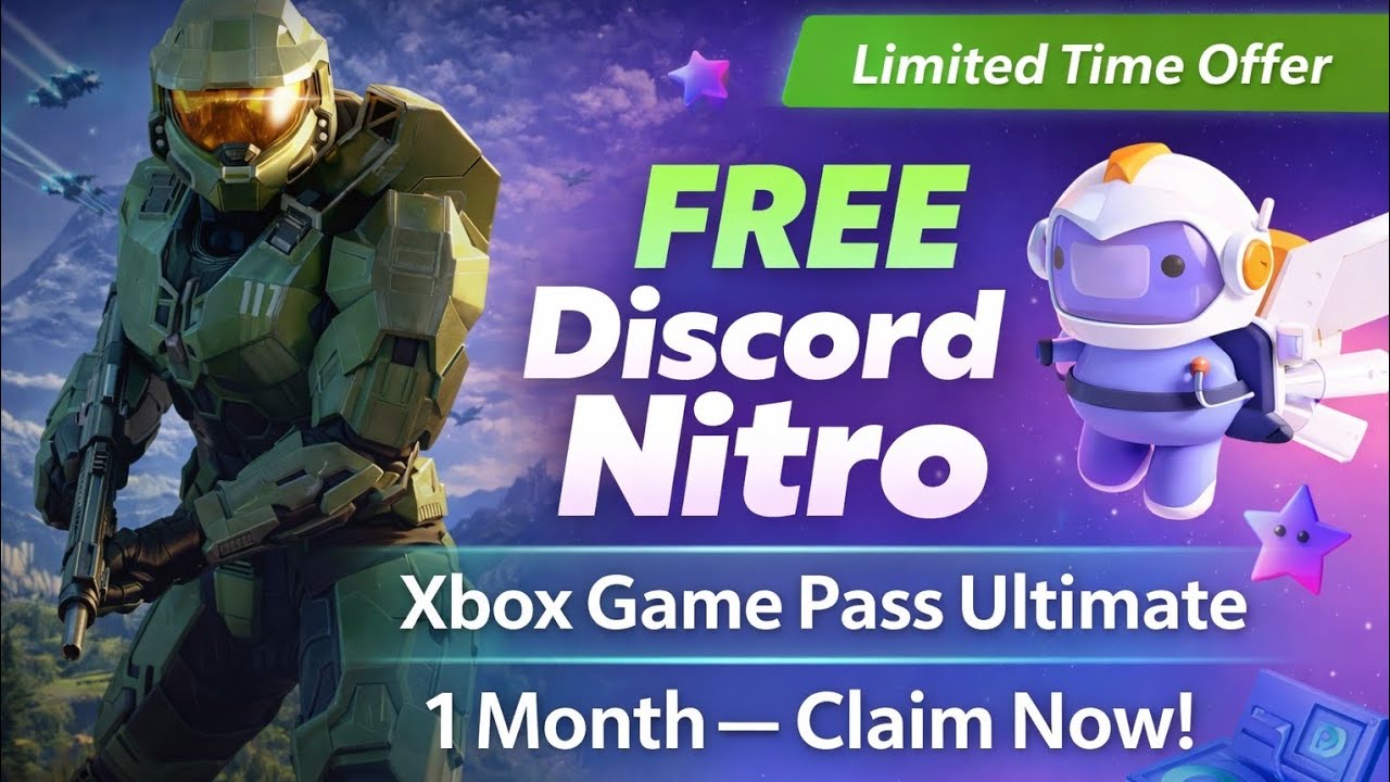 🎮 Get 1 Month of Discord Nitro FREE with Xbox Game Pass Ultimate! (Limited Time)