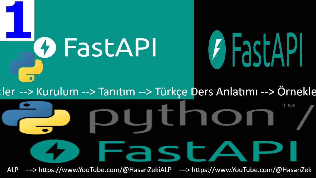 Python - FastAPI - Kurulum- Tanıtım- Örnekler- Türkçe Ders-1