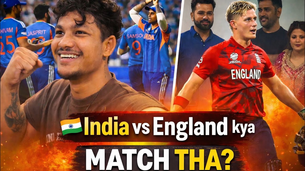 India vs England 😱 Kya Match Tha | Aditya Adhikari | YouTube #youtubeindia #dailyvlog #india 