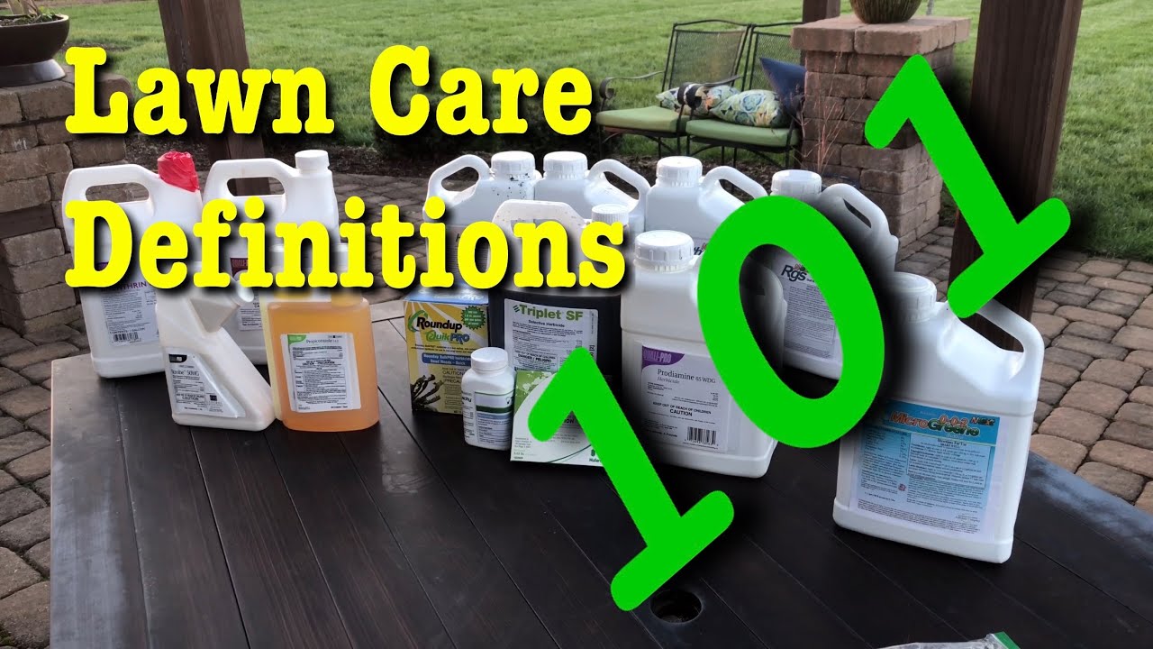 Basic Lawn Care Definitions