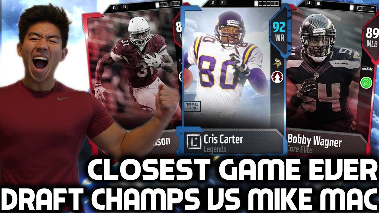 Обычный драфт против Майка Мака! Чемпионы драфта Madden 18