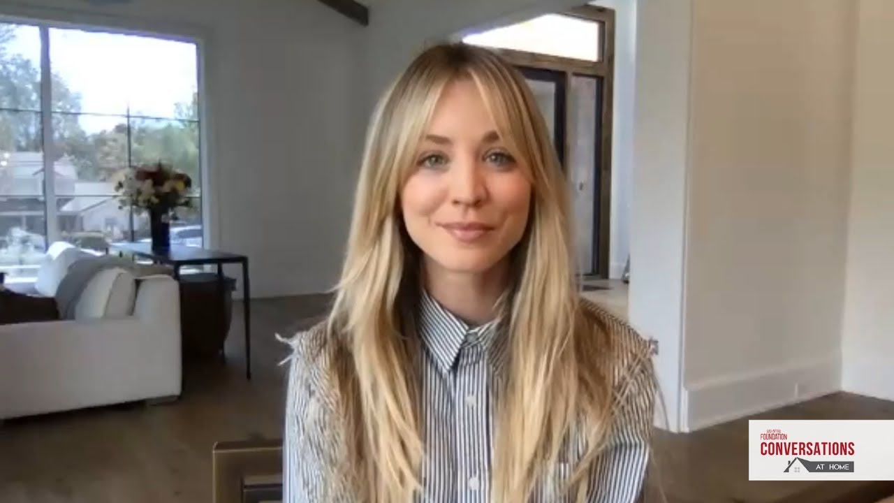 Conversations at Home with Kaley Cuoco of THE FLIGHT ATTENDANT