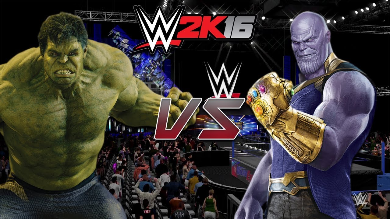 WWE 2K16 - The Hulk Vs Thanos