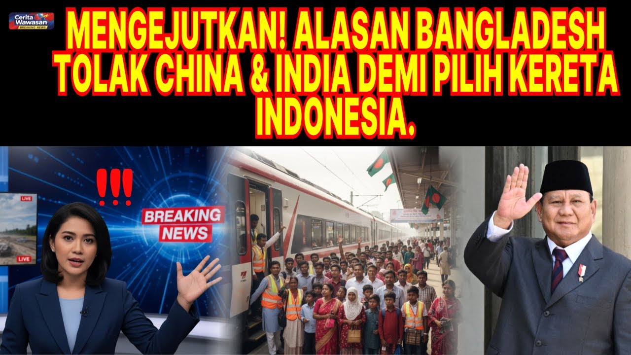Mengejutkan! Alasan Bangladesh Tolak China & India Demi Pilih Kereta Indonesia.