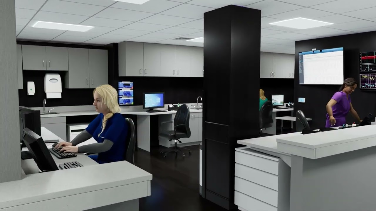 Medical Malpractice Patient Monitoring 3D animation