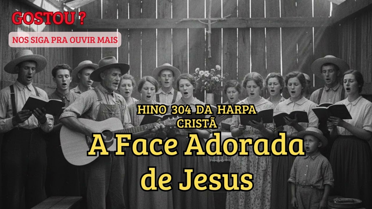Hino 304 da Harpa - A face adorada de Jeusu