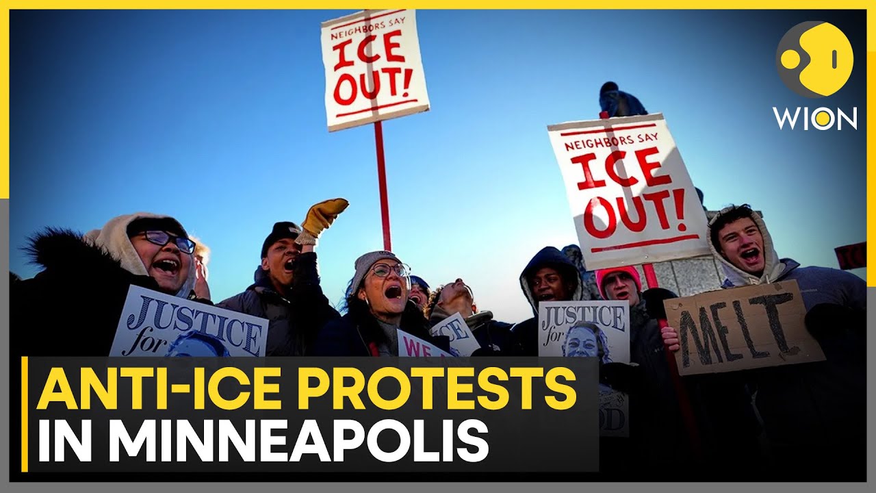 Minnesota Immigration Crackdown: Residents Protest Against Ice Despite Sub Zero Weather | WION News