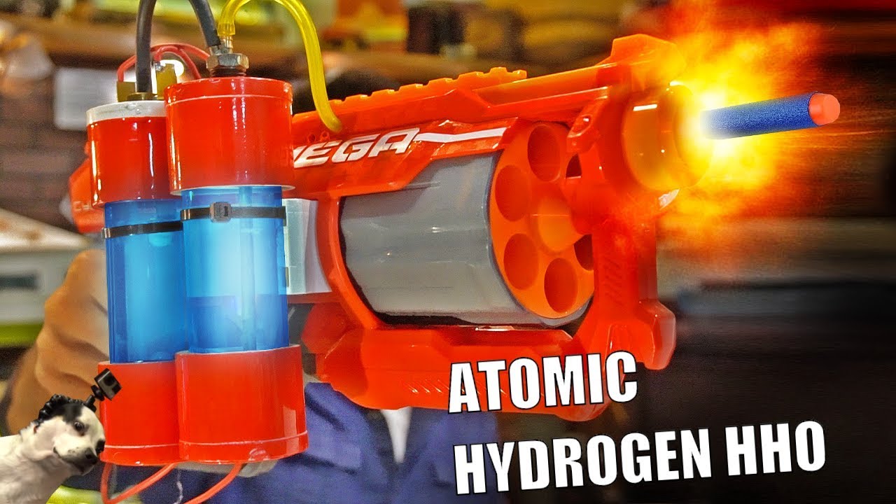 Бластер Nerf на водородном топливе!!!