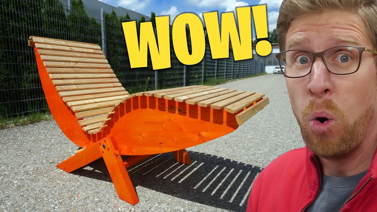 Sonnenliege selber bauen, Geld Sparen!