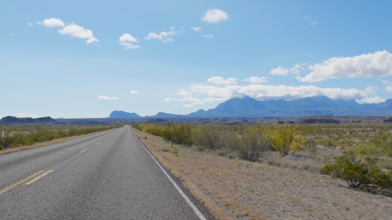 Scenic Drive Through the Texas Desert | USA