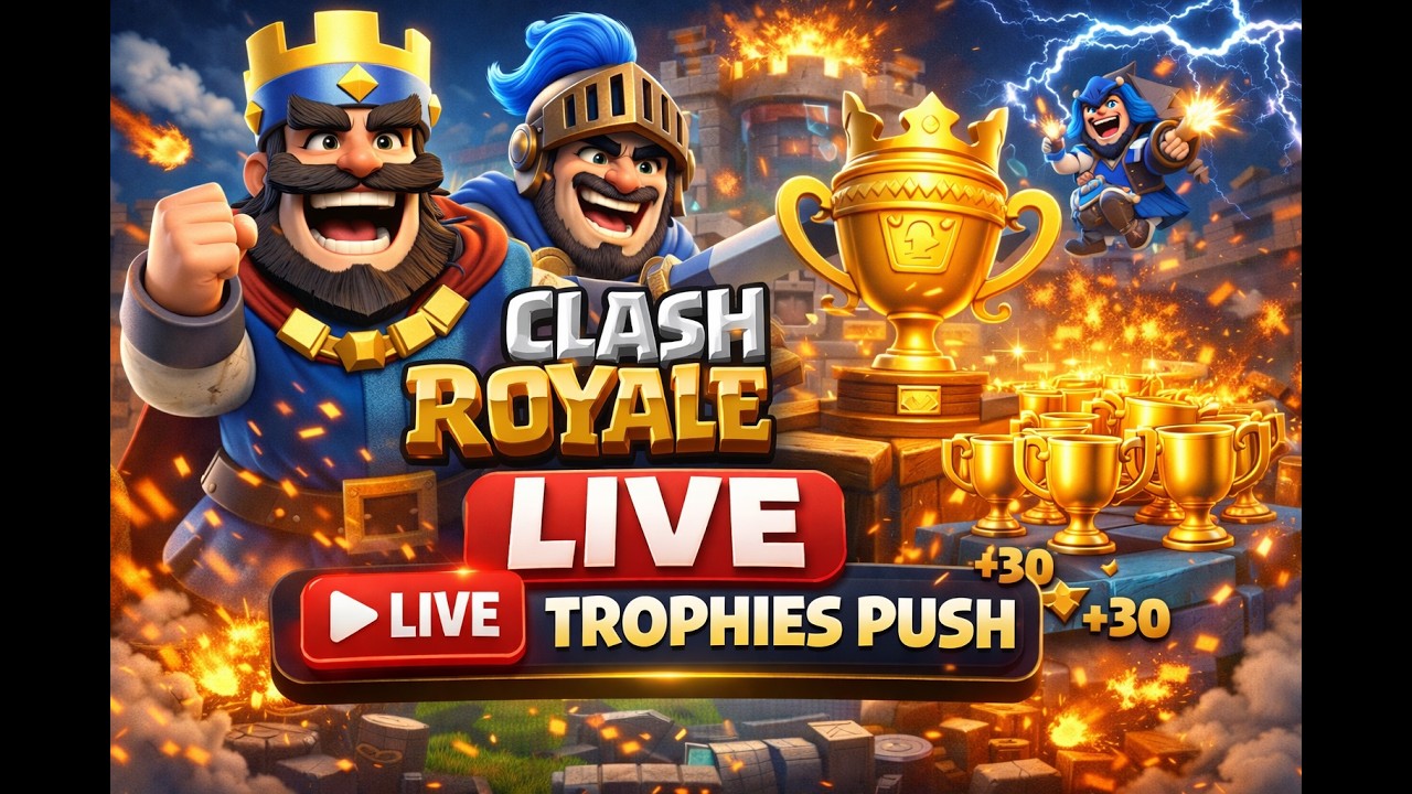 LIVE Clash Royale Action Now!
