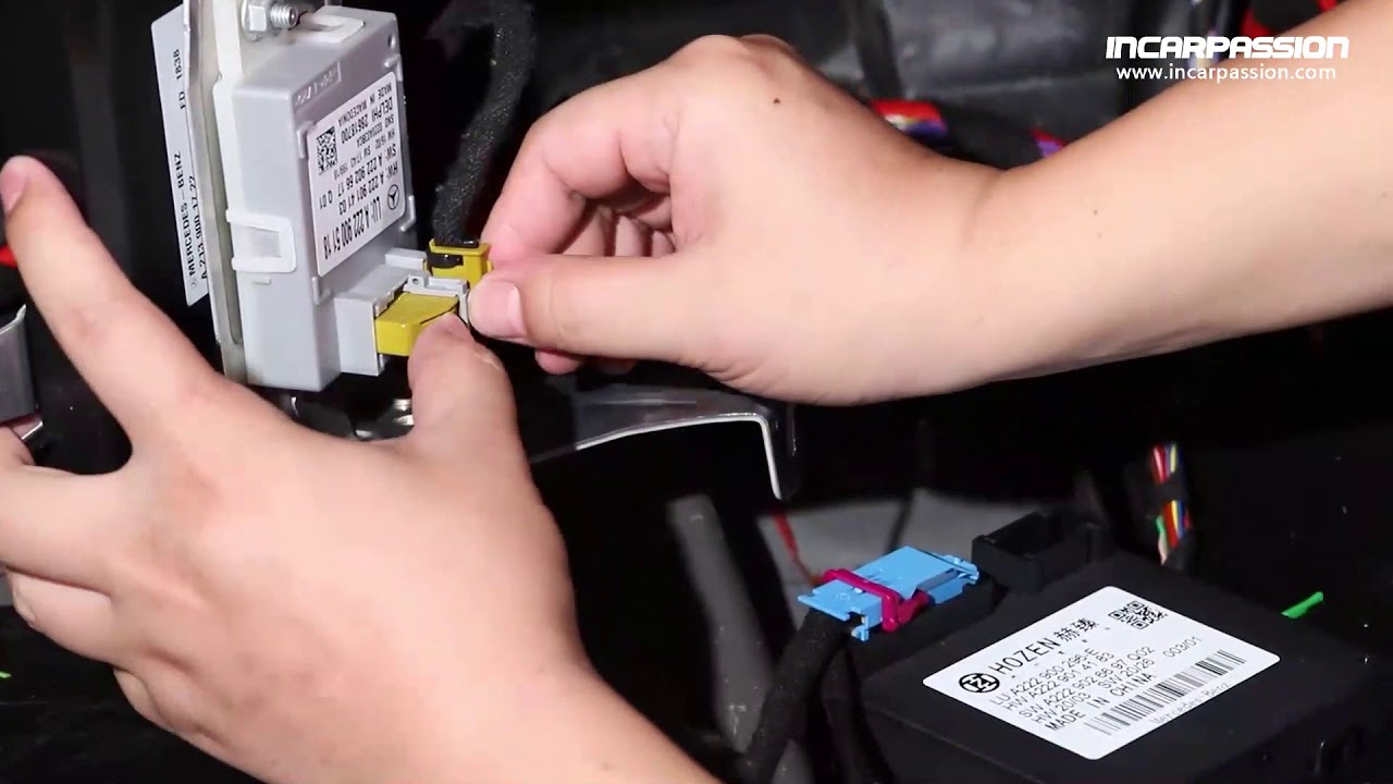 Mercedes E Class W213 AI Ambient Light Installation Instruction
