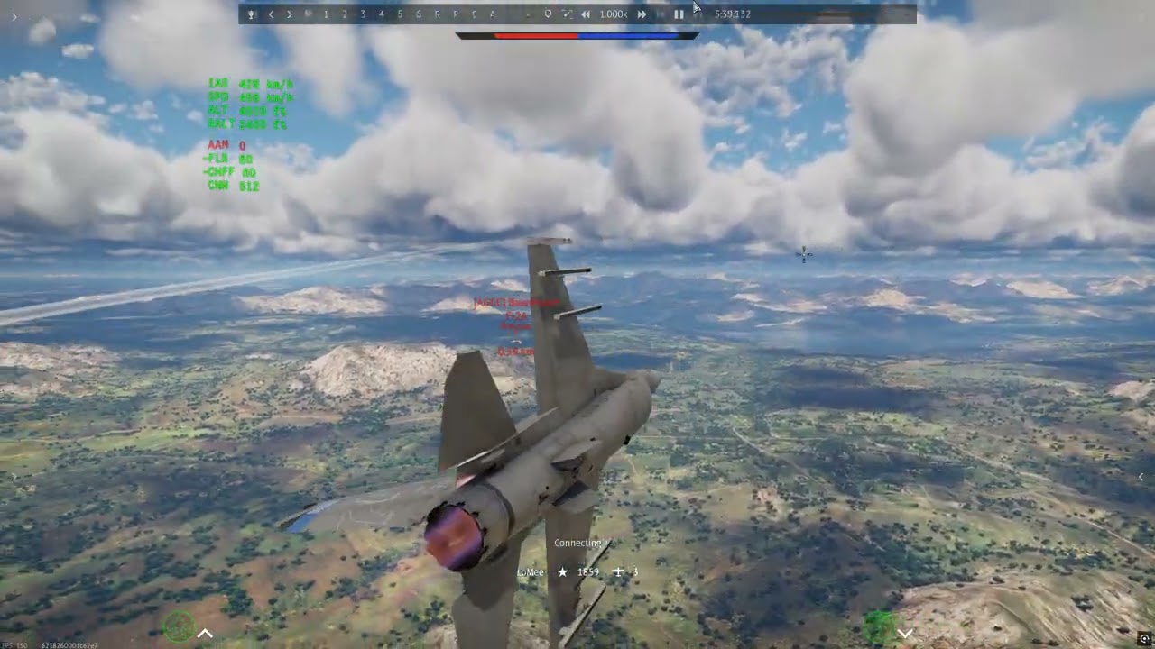 War Thunder F-16C 4k - Full Game (For self-study)
