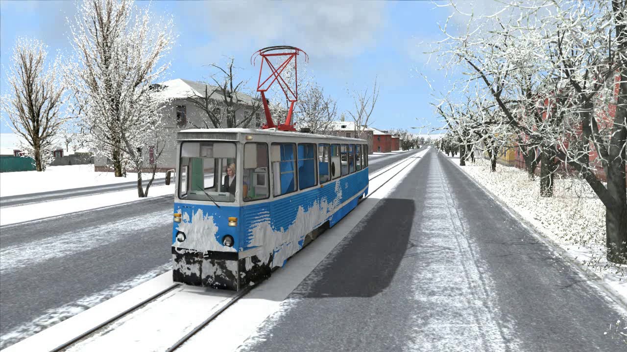 Train Simulator 2018 ВТК-24 снегоочиститель трамвай