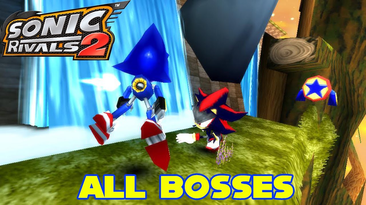 Sonic Rivals 2 (PSP) - All Rival Fights + Bosses (S Rank) [1080p HD]