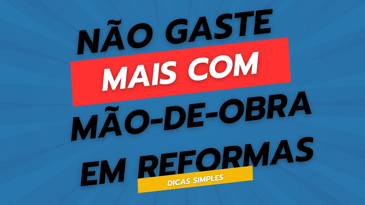 Faça reformas sem gastar dinheiro com mão-de-obra