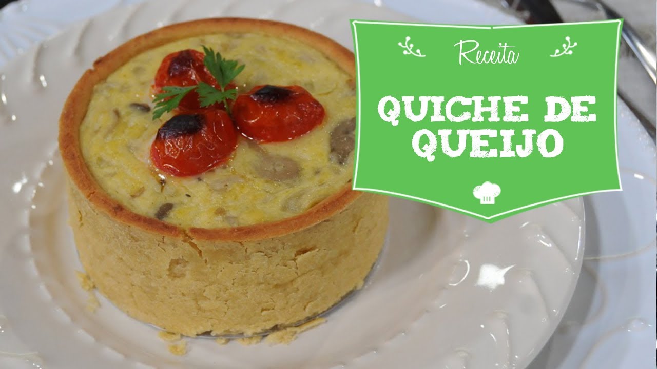 Quiche de Queijo Vegano | Sem Glúten