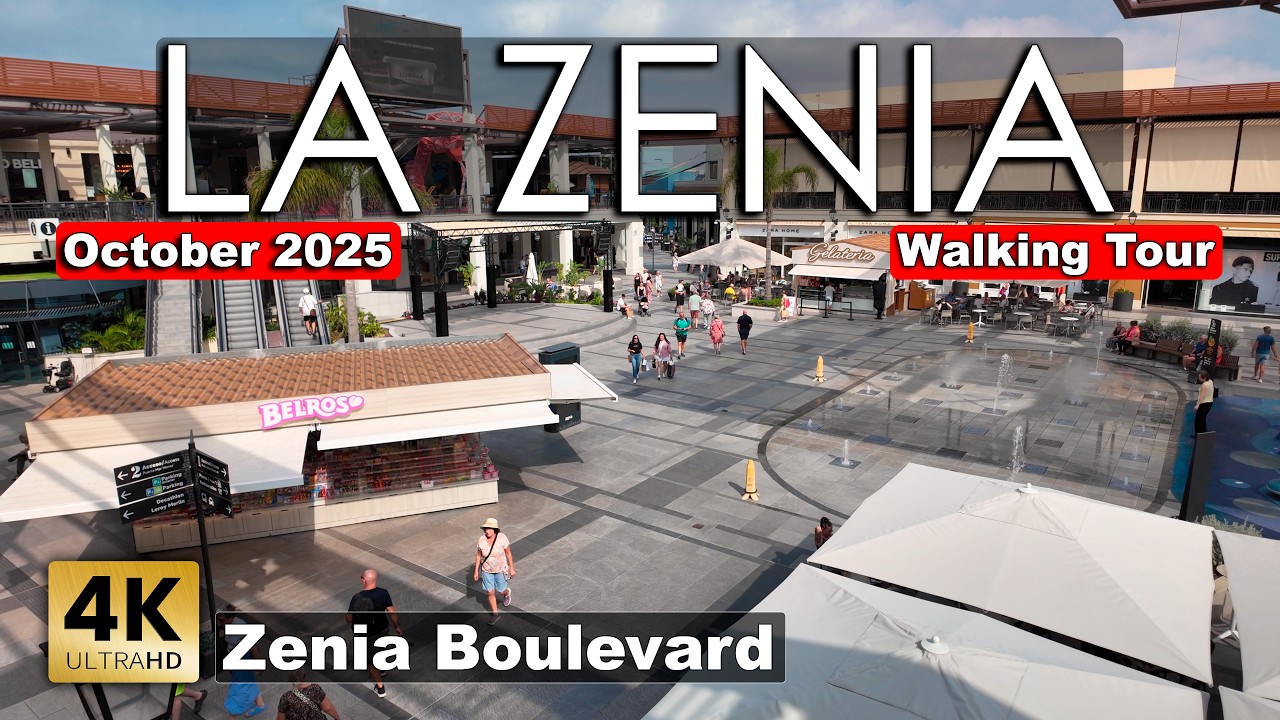 Zenia Boulevard 2025, October 8 - La Zenia, Spain | Costa Blanca - Walking tour [4k 60fps]