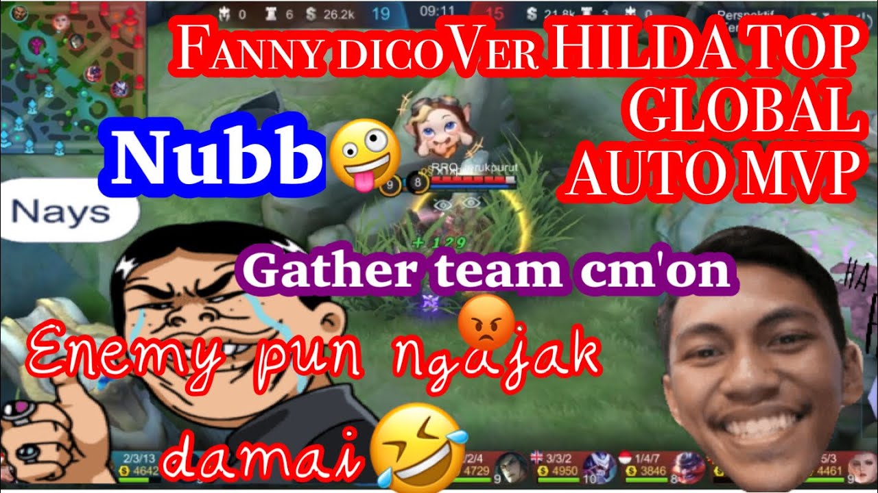 HILDA COVER TOP GLOBAL FANNY || pro assasin || 