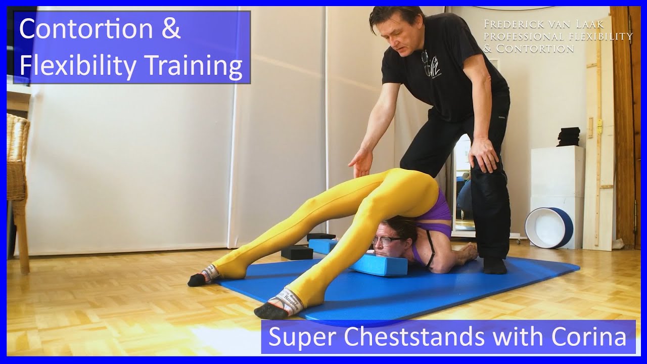 Contortion Training by Flexyart 153: some Cheststands - Also for Yoga, Poledance, Ballet, Dance